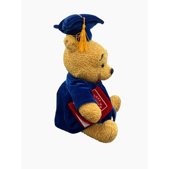 Walt Disney Winnie the Pooh 2001 Graduate Bear Soft Plush Toy Bear - Picture 7 of 16